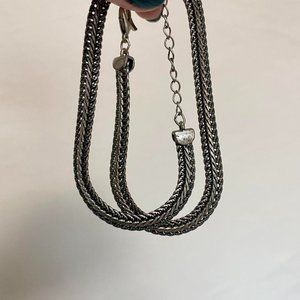 Silver Snake Chain Choker